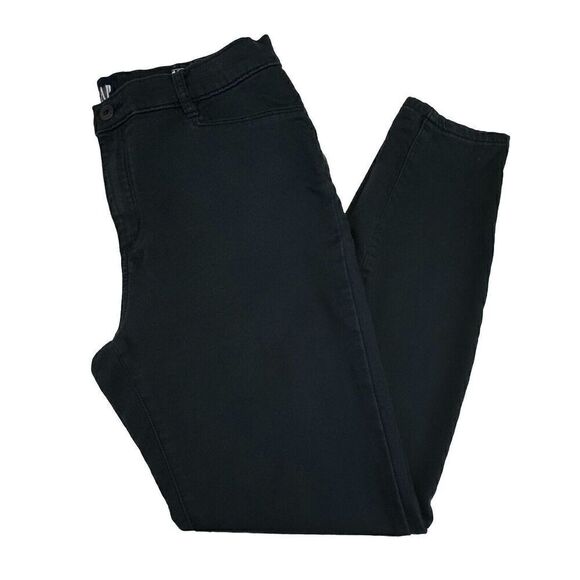Gap Size 10 Stretch Skinny Ankle Black Taper Leg Dressy Casual Pants - Picture 3 of 10